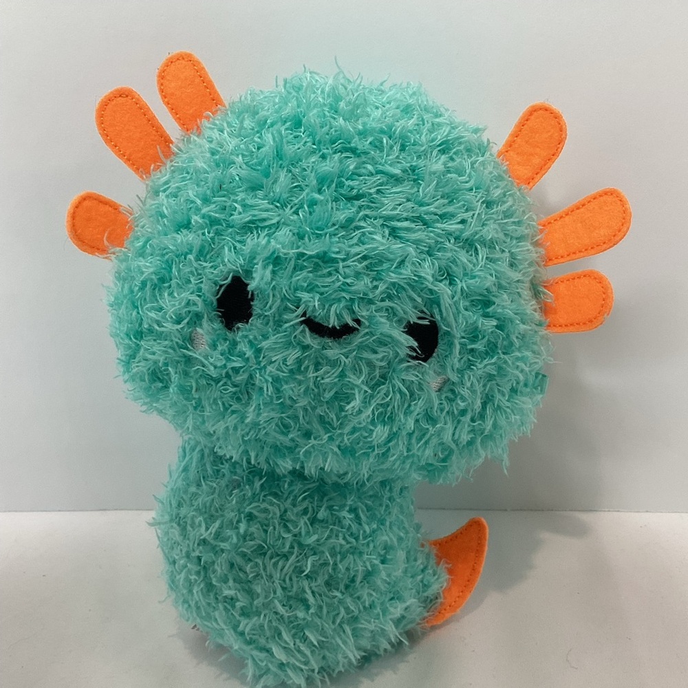 MGA Entertainment Fluffie Stuffiez Aqua Axolotl Plush Stuffed Animal Orange